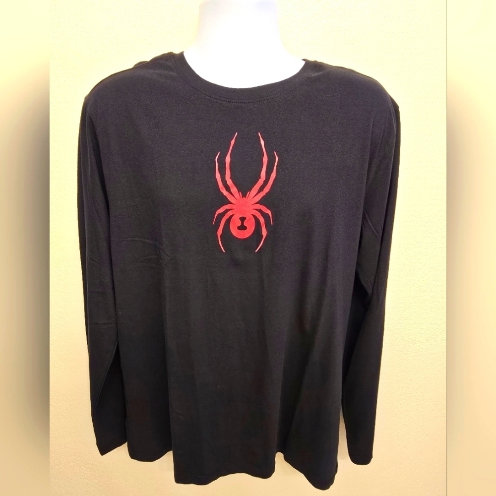 NWT Spyder Men's Cotton Long Sleeve T-Shirt